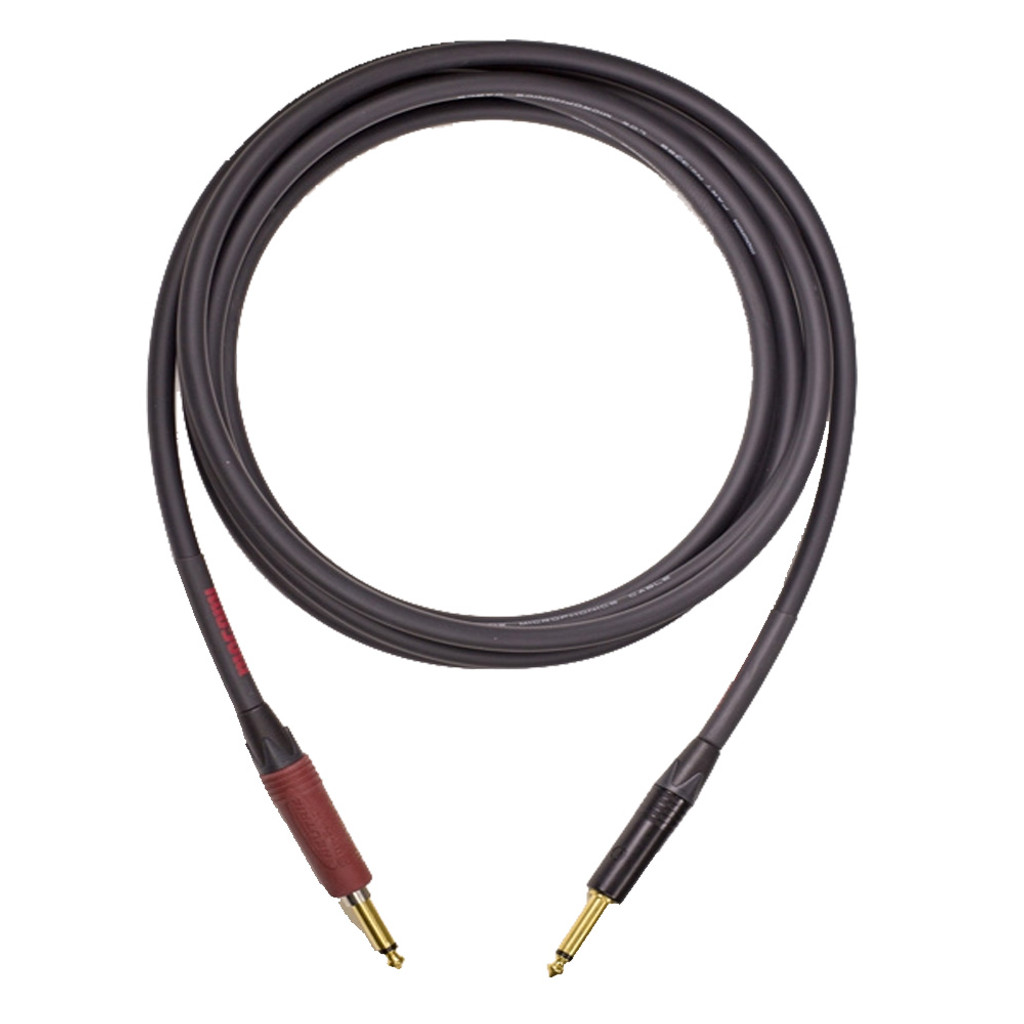 Mogami OD GTR-30 Overdrive Guitar Instrument Cable 1/4” TS Male Plugs Gold Contacts Straight Connectors with silentPLUG - 30 Feet with Lifetime Warranty