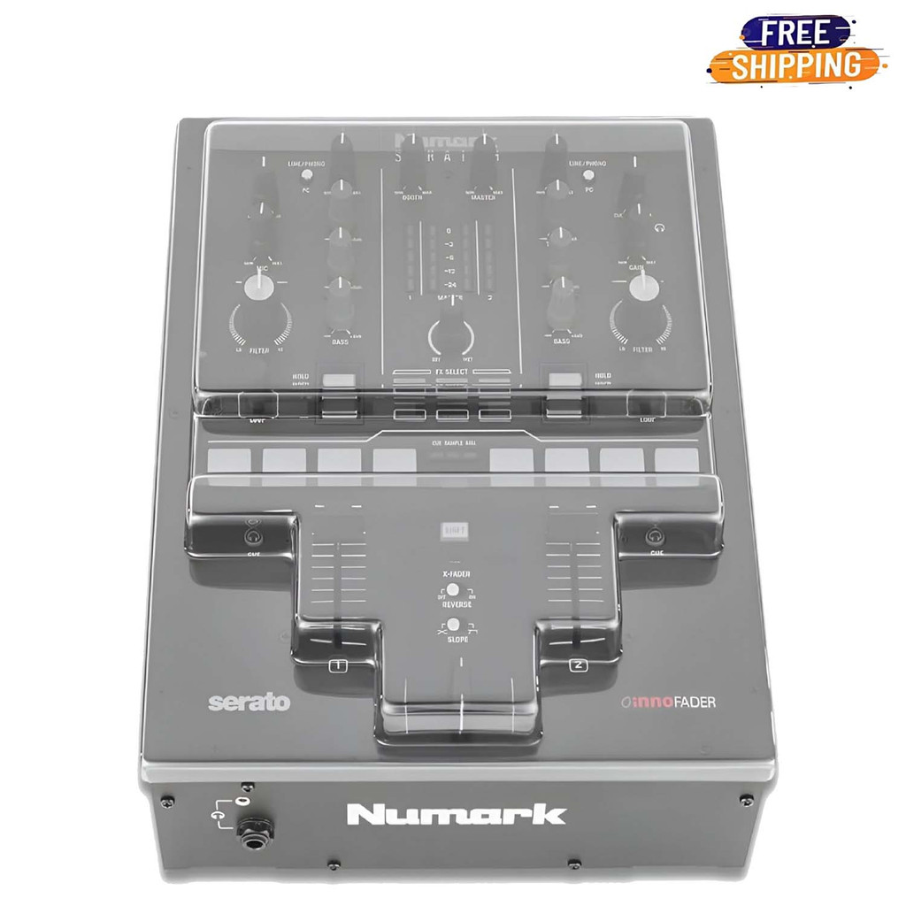 Decksaver DS-PC-SCRATCH Polycarbonate Cover for Numark Scratch DJ Mixer