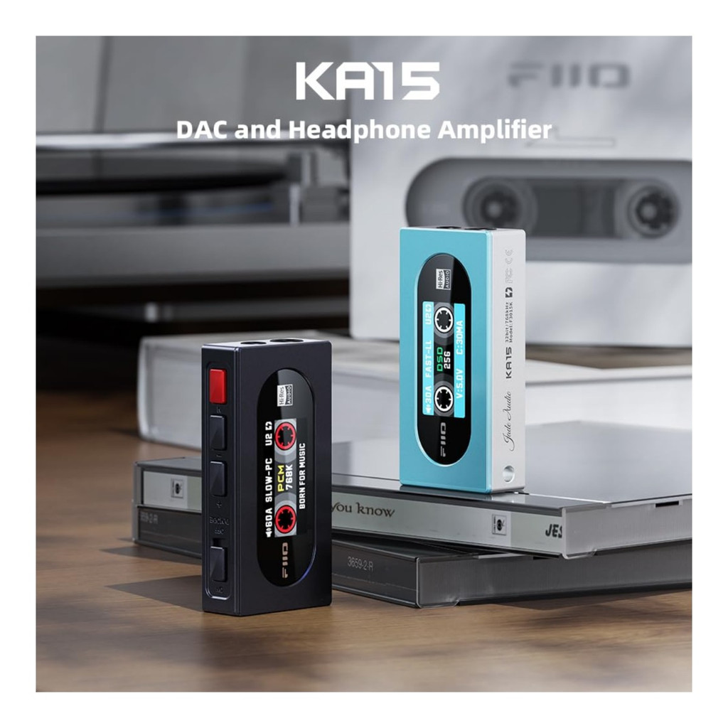 FiiO KA15 Headphone Amplifier Portable DAC with 4.4mm and 3.5mm