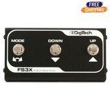 Digitech Fs3X Three-Function Foot Switch With Loop Selection And Auto Record