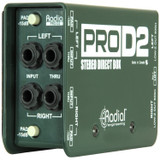 Radial Prod2 Passive 2 Channel Instrument Direct Box Passive Stereo Di With Isolation Transformer And Lift Switch