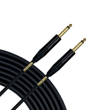 Mogami Gold Instrument-06 Guitar Instrument Cable  With 1/4" Ts Male Plugs Gold Contacts And Straight Connectors - 6 Feet With Lifetime Warranty