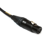 Mogami Gold Trs-Xlrf-10 Balanced Audio Adapter Cable With Xlr-Female To 1/4" Trs Male Plug Gold Contacts And Straight Connectors - 10 Feet With Lifetime Warranty