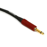 Mogami Platinum Guitar-12 Instrument Cable 1/4" Ts Male Plugs Gold Contacts Straight Connectors With Silent Plug -  12 Feet With Lifetime Warranty