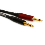 Mogami Platinum Guitar-12 Instrument Cable 1/4" Ts Male Plugs Gold Contacts Straight Connectors With Silent Plug -  12 Feet With Lifetime Warranty