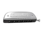 Hohner 253C Chrometta 10 Chromatic Harmonica Key Of C Major