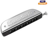 Hohner 253C Chrometta 10 Chromatic Harmonica Key Of C Major