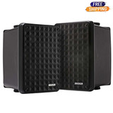 Kicker Kb6 Full Range 2-Way High Efficiency Indoor Outdoor Speakers (Pair) - Black