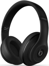 Beats By Dr. Dre Wireless Studio 2.0 Matte Black Over-Ear Headphones Carry Pack With Wire Holder