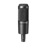 Audio-Technica AT2035 Large Diaphragm Studio Condenser Microphone Bundle with Shock Mount, Pop Filter, and XLR Cable