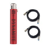 sE Electronics DM1 Dynamite Active Inline Microphone Preamp Bundle with 2 Senor XLR Cables