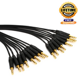 Mogami Gold 8 Trs-Trs-05 Audio Snake Cable 8 Channel Fan Out Balanced 1/4" Trs Male Plugs Gold Contacts Straight Connectors - 5 Feet With Lifetime Warranty