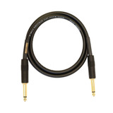 Mogami GOLD SPEAKER-03 Amplifier to Cabinet Speaker Cable 1/4" TS Male Plugs Gold Contacts Straight Connectors 3 Feet with Lifetime Warranty