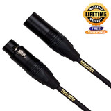 Mogami Gold Studio-50 Xlr Microphone Cable Xlr Female To Xlr Male 3-Pin Gold Contacts Straight Connectors 50 Feet With Lifetime Warranty