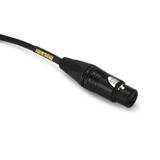 Mogami Gold-Xlrf-Mini-018 Balanced Audio Adapter Cable Xlr-Female To 1/8" Trs Male Plug Dual Straight With Gold Contacts - 18 Inch (1.5 Feet)