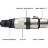Senor Cable Xlr Female To 1/4 Inch (6.35Mm) Trs Jack Lead Balanced Signal Interconnect Cable Xlr To Quarter Inch Patch Cable - 3.3 Feet