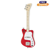 Loog Mini Electric Kids Guitar for Beginners Built in Amp Ages 3+ Learning App and Lessons Included - Red Loog Mini Electric Kids Guitar for Beginners Built in Amp Ages 3+ Learning App and Lessons Included - Red