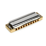 Hohner Marine Band Crossover Harmonica Key of A with Triple Coated Laminated Bamboo Comb