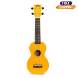 Mahalo Ukuleles MR1YW Rainbow Series Soprano Ukulele with Gig Bag - Yellow Mahalo Ukuleles MR1YW Rainbow Series Soprano Ukulele with Gig Bag - Yellow