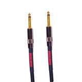 Mogami Od Gtr-12 Overdrive Guitar Instrument Cable 1/4" Ts Male Plugs Gold Contacts Straight Connectors With Silent Plug - 12 Feet With Lifetime Warranty