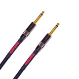 Mogami Od Gtr-12 Overdrive Guitar Instrument Cable 1/4" Ts Male Plugs Gold Contacts Straight Connectors With Silent Plug - 12 Feet With Lifetime Warranty