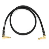 Mogami Platinum Guitar-03Rr Pedal Effects Instrument Cable 1/4" Ts Male Plugs Gold Contacts Right Angle Connectors - 03 Feet With Lifetime Warranty