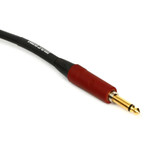 Mogami Platinum Guitar-30 Instrument Cable 1/4" Ts Male Plugs Gold Contacts Straight Connectors With Silent Plug Neutrik Silent Play Connectors And Conductive Pvc Wrap - 30 Feet With Lifetime Warranty