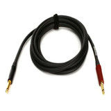 Mogami Platinum Guitar-30 Instrument Cable 1/4" Ts Male Plugs Gold Contacts Straight Connectors With Silent Plug Neutrik Silent Play Connectors And Conductive Pvc Wrap - 30 Feet With Lifetime Warranty