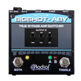Radial BigShot ABY True Passive Switcher True Bypass Switch Pedal with Senor Instrument Cables