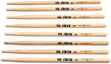 Vic Firth American Classic 4 For 3 Drumstick Pack 5A - Wood Tip