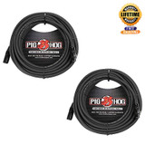 Pig Hog Phm50 Series 50' Xlr Microphone Cables - Pack Of 2 Pig Hog Phm50 Series 50' Xlr Microphone Cables - Pack Of 2