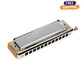 Hohner M28001 Hohner 64 Chromonica Chromatic Harmonica Key Of C 16 Hole