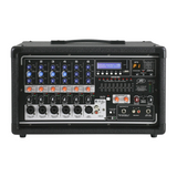Peavey Pvi 6500 400-Watt 5 Channel Powered Mixer With Built-In Bluetooth And Digital Effects