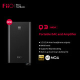 Fiio Portable And High Performance Dac Headphone Amplifier With Bass Boost - Black