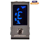 Peterson Strobostomp Mini Guitar And Bass Pedal Strobe Tuner With 0.1 Cent Accuracy - Mini Version Peterson Strobostomp Mini Guitar And Bass Pedal Strobe Tuner With 0.1 Cent Accuracy - Mini Version