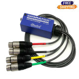 Radial Engineering Catapult Mini TX 4 Channel Cat 5 Audio Snake With Four Female Xlr Inputs Radial Engineering Catapult Mini TX 4 Channel Cat 5 Audio Snake With Four Female Xlr Inputs