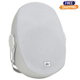 Peavey Impulse 5c Two-Way 50 Watts Weather Resistant Loudspeaker in White Includes Steel Wall Mounting Bracket & Metal Grille Peavey Impulse 5c Two-Way 50 Watts Weather Resistant Loudspeaker in White Includes Steel Wall Mounting Bracket & Metal Grille