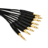 Mogami GOLD 8 TRS TRS 15 Audio Snake Cable 8 Channel Fan-Out Balanced 1/4" TRS Male Plugs Gold Contacts Straight Connectors 15 Feet with Lifetime Warranty