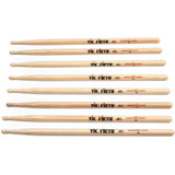Vic Firth American Classic Drumstick Set 4 for 3 Drumstick Pack 5A - Wood Tip