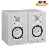 Yamaha HS3 Powered Studio Monitors 3.5" 2-way Bass Refiex Powered Speaker with 3.5" Cone Woofer In White - Pair