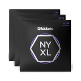 D'Addario Electric Guitar Strings Medium Gauge (11-49), 3 Pack Enhanced Midrange & Tuning Stability