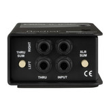 Radial Engineering Highline Stereo Passive Line Isolator with 1:1 Transformers Sum Switch and Ground Lift