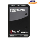 Radial Engineering Highline Stereo Passive Line Isolator with 1:1 Transformers Sum Switch and Ground Lift