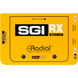 Radial SGI RX Stereo Receiver for Radial SGI Stereo Instrument Line Driver System with Ground Lift and Polarity Reverse Switches