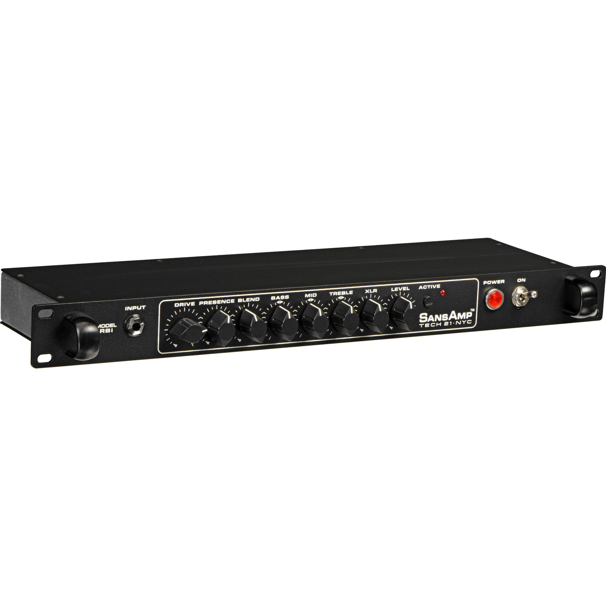 Tech 21 Rbi Sansamp 1U Rackmount Bass Preamp Guitar Amplifier With Sansamp  Rbi