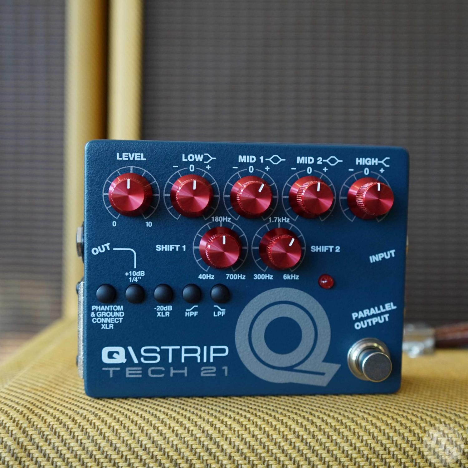Tech 21 QStrip Eq And Preamp Pedal Direct Box With