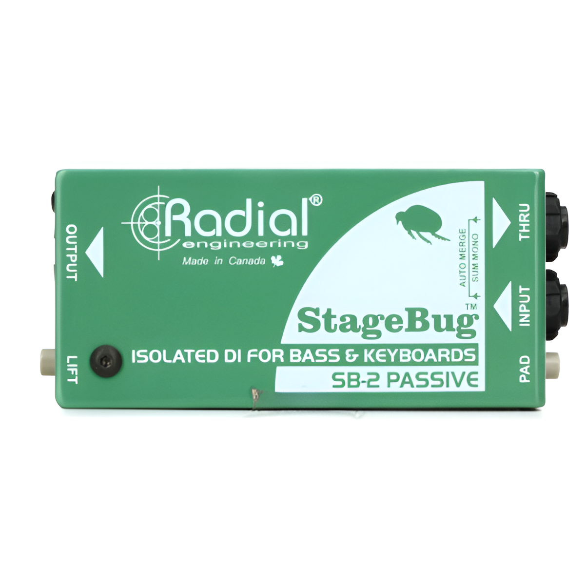 Radial Stagebug Sb-2 Single Channel Passive Instrument Direct Box
