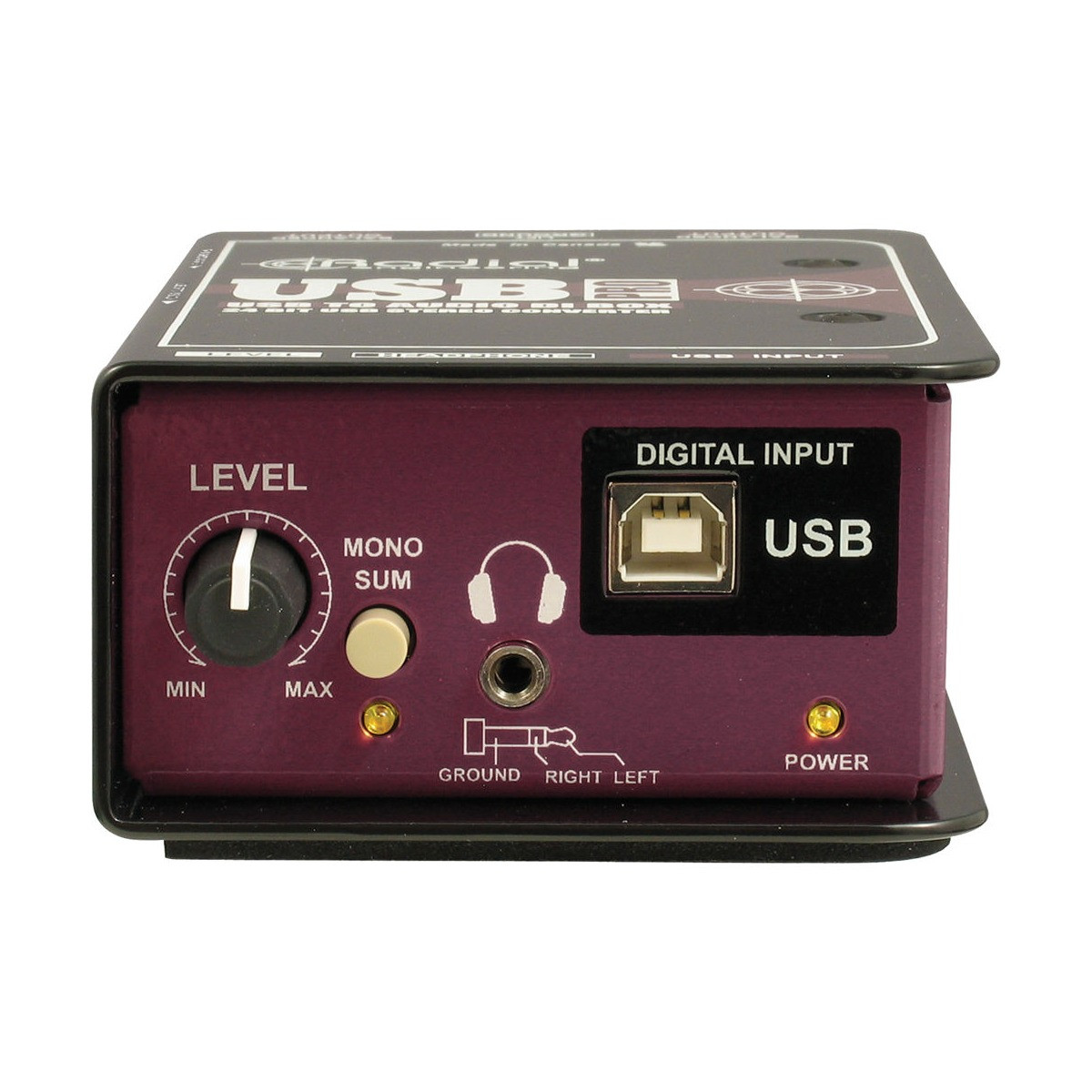 Radial Usb-Pro 2 Channel Active Stereo Usb Laptop Di Instrument