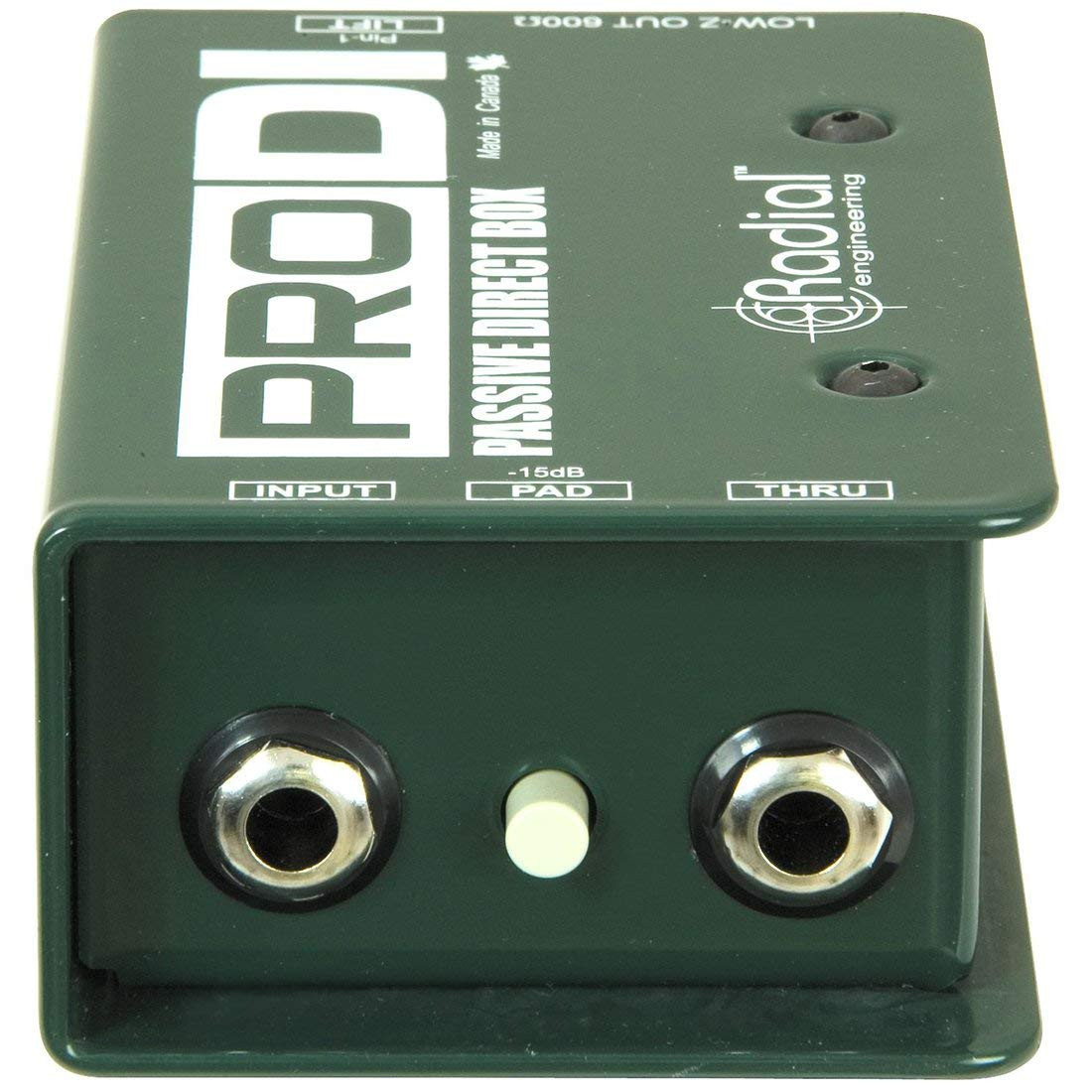Radial Prodi 1 Channel Passive Instrument Mono Direct Box With