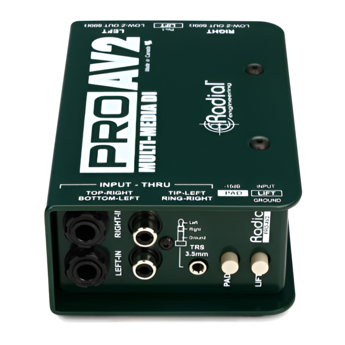 Radial ProAV2 Passive 2 Channel Multimedia Di A/V Direct Box - Thumbnail 5